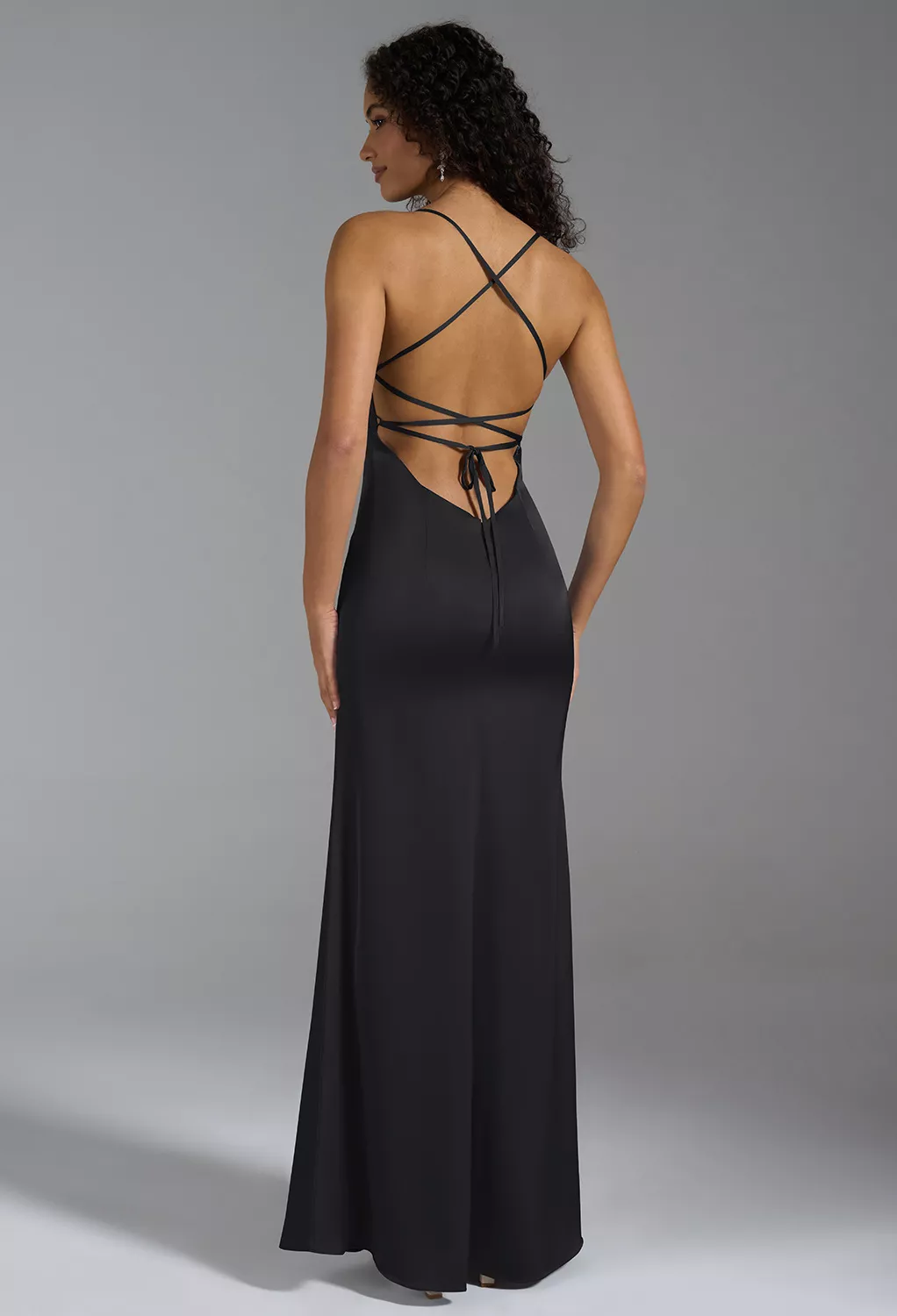 AW Shane Black Metallic  Beach Wedding Guest Dresses